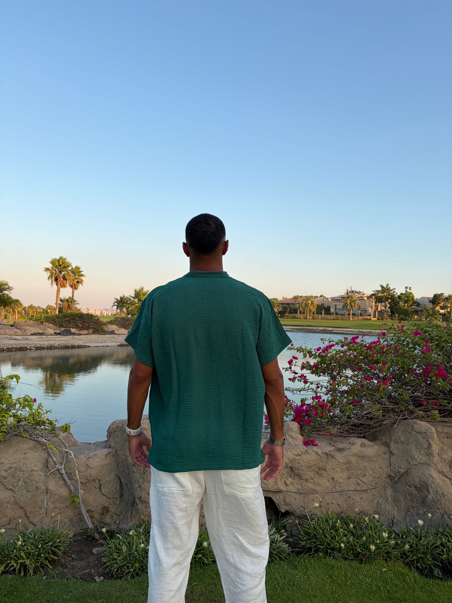 Green Forest Coastline Shirt