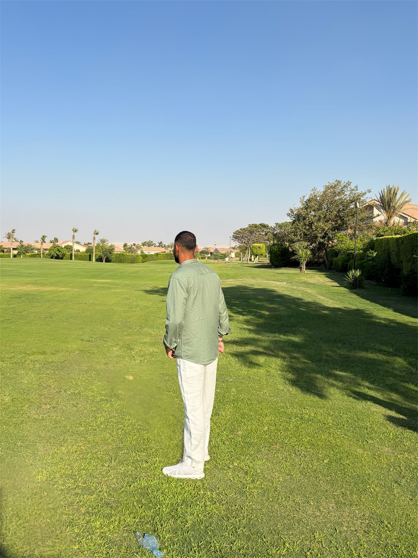 Olive Riviera Linen Shirt