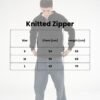 Black Knitted Quarter Zipper